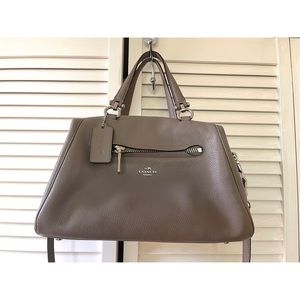 Coach Convertible Gray Handbag